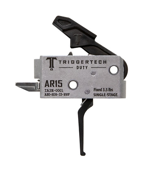 Le AR-15 Duty Trigger de TRIGGERTECH offre une fiabilité robuste et des performances optimales, avec un reset puissant et un take up prolongé pour une précision accrue.